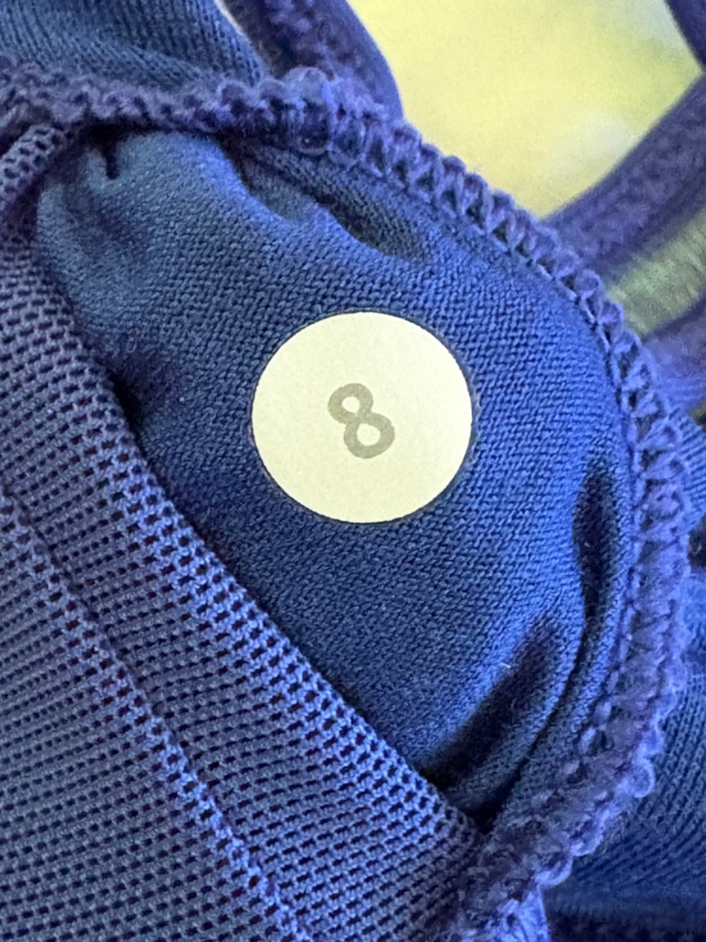 Lululemon Straight Up Sports Bra Sapphire Blue Size 8 - Picture 6 of 6